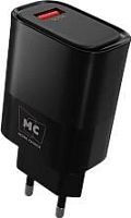 картинка сзу more choice (4620202553416) nc09m сзу 1usb 3.0a qc3.0 15w , черный от магазина Tovar-RF.ru