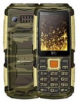 картинка телефон мобильный bq 2430 tank power camouflage/gold от магазина Tovar-RF.ru