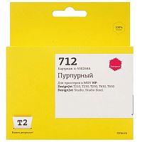 картинка                 ic-h3ed68a картридж t2 №712 для hp designjet t210/t230/t250/t630/t650/designjet studio/studio steel, пурпурный, с чипом от магазина Tovar-RF.ru