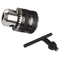 картинка Патрон ударный ключевой для дрели, ЗУБР Профессионал 2908-16-1/2, 16мм, посадочная резьба 1/2", D=3,0-16мм, с ключом в комплекте (2908-16-1/2_z02) от магазина Tovar-RF.ru