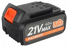 картинка Батарея PATRIOT 180301121 Батарея аккумуляторная PB BR 21V(Max) Li-ion UES, 4,0Ah Pro от магазина Tovar-RF.ru