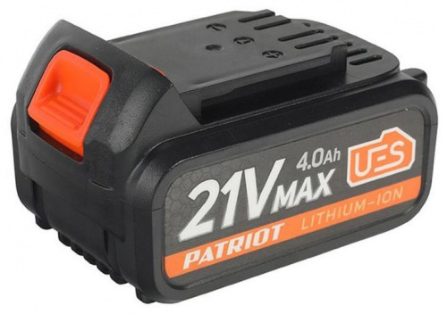картинка Батарея PATRIOT 180301121 Батарея аккумуляторная PB BR 21V(Max) Li-ion UES, 4,0Ah Pro от магазина Tovar-RF.ru