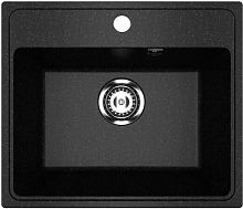 картинка мойка practik pr-m 490-004 черный оникс от магазина Tovar-RF.ru