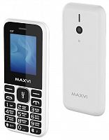 картинка телефон мобильный maxvi c27 white от магазина Tovar-RF.ru