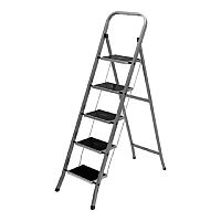 картинка СИБРТЕХ Стремянка стальная, 5 ступени с полимерным покрытием, Россия [97870] от магазина Tovar-RF.ru