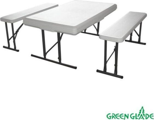 картинка green glade набор: стол, 2 скамьи 113 green glade 113 стол, 2 скамьиот магазина Tovar-RF.ru