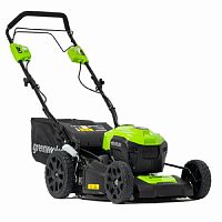 картинка Greenworks GD40LM46SP Газонокосилка аккумуляторная, 40V, 46см, самоходная, бесщеточная, c 1хАКБ 8 Ач и ЗУ [2506807UH] от магазина Tovar-RF.ru