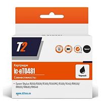 картинка t2 c13t048140 (ic-et0481) картридж  для  epson stylus photo r200/r300/rx500/rx600, черный, с чипом от магазина Tovar-RF.ru