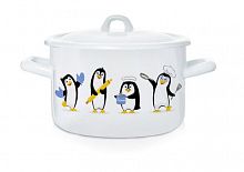 картинка Кастрюля ЭСТЕТ ЭТ-72326 "Пингвины" 4,3 л (55833) от магазина Tovar-RF.ru