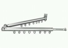 картинка Сушилка для белья BRIMIX 3036 настенная ТЕЛЕСКОПИЧЕСКАЯ алюминиевая от магазина Tovar-RF.ru