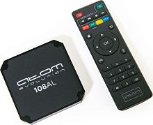 картинка приставка смарт тв atom-108al (android tv box), allwinner h313, 1/8gb, аtomevolution аtomevolution allwinner h313 1/8gb atom-108al от магазина Tovar-RF.ru