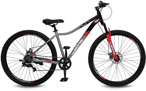 картинка велосипед leto alma серый/красный с29007 00-00051511 leto alma серый/красный с29007 00-00051511от магазина Tovar-RF.ru