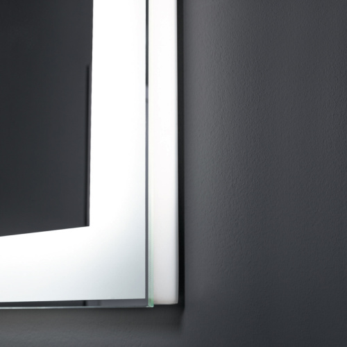 картинка Зеркало KVADRO, 80x85 см, инфракрасный выключатель, LED-подсветка от магазина Tovar-RF.ru фото 2