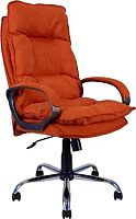картинка Компьютерное\Офисное кресло ЯРКРЕСЛА Кр85 ТГ СП ХРОМ SR51 (ткань оранжевая) ЯРКРЕСЛА Кр85 ТГ СП ХРОМ SR51 (ткань оранжевая) от магазина Tovar-RF.ru