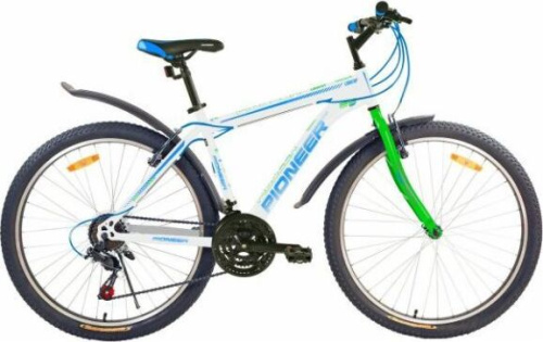 картинка велосипед pioneer country 29"/18" white-green-blue магазин Tovar-RF.ru являющийся официальным дистрибьютором в России картинка велосипед pioneer country 29"/18" white-green-blueот магазина Tovar-RF.ru