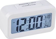 картинка Часы электронные HOMESTAR HS-0110 белые 104307 HOMESTAR HS-0110 white от магазина Tovar-RF.ru