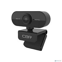 картинка cbr cw 852fhd black, веб-камера с матрицей 2 мп, разрешение видео 1920х1080, usb 2.0, встроенный микрофон с шумоподавлением, фикс.фокус, крепление на мониторе, длина кабеля 1,5 м, цвет чёрный от магазина Tovar-RF.ru