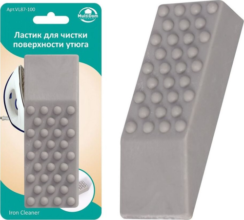 картинка ластик для чистки поверхности утюга. multidom ластик для чистки поверхности утюга. vl87-100 multidom ластик для чистки поверхности утюга. vl87-100 от магазина Tovar-RF.ru