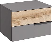 картинка Модульная мебель МЕБЕЛЬ-КОМПЛЕКС ЙОРК Тумба прикроватная Серый шифер/Дуб Делано МЕБЕЛЬ-КОМПЛЕКС ЙОРК Тумба прикроватная Серый шифер/Дуб Делано от магазина Tovar-RF.ru