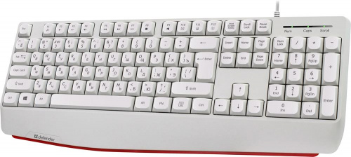 картинка клавиатура defender (45547) atom hb-546 ru,белый от магазина Tovar-RF.ru