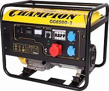 картинка Генератор CHAMPION GG6500-3 Бензиновый генератор от магазина Tovar-RF.ru