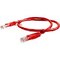 картинка cablexpert патч-корд utp  pp6u-0.5m/r кат.6, 0.5м, литой, многожильный (красный) от магазина Tovar-RF.ru