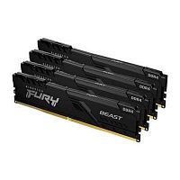 картинка kingston ddr4 dimm 64gb 3200mhz cl16 (kit 4x16gb) fury beast black kf432c16bb1k4/64 от магазина Tovar-RF.ru