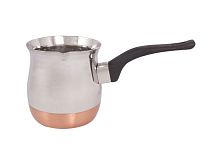 картинка кофеварка стальная mallony кофеварка стальная с медным дном 650 мл, модель cw-650c (турка) (985213) от магазина Tovar-RF.ru