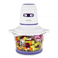 картинка измельчитель электрический kitfort кт-3050-1 1.5л. 400вт белый/фиолетовый от магазина Tovar-RF.ru