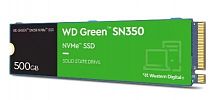 картинка wd ssd green sn350 nvme, 500gb, m.2(22x80mm), nvme, pcie 3.0 x4, 3d tlc, wds500g2g0c от магазина Tovar-RF.ru