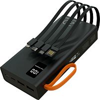 картинка зарядное устройство more choice (4620202550569) pb22-20 с кабелем 2usb 2.1a - 20000mah черный от магазина Tovar-RF.ru