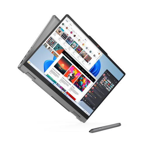 картинка lenovo ideapad 5 2-in-1 14irh9 [83kx007xrk] luna grey 14" {wuxga ips 300nits touch i5-13420h/16gb/1tb ssd/dos/pc-bottom} (рф) от магазина Tovar-RF.ru