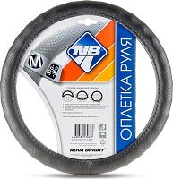 картинка оплетка на руль nova bright оплетка рулевого колеса (м) экокожа, черная ребристая, перфорированная 46826 nova bright (м) экокожа, черная ребристая, перфорированная 46826 от магазина Tovar-RF.ru