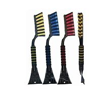 картинка щетка для снега black&blue вв1001 скребком поролоновая ручка, цветная (48см) 44382 от магазина Tovar-RF.ru