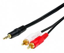 картинка аудиокабель exployd ex-k-1403 кабель aux jack 3.5 mm (m) - 2xrca 1.5m чёрный от магазина Tovar-RF.ru