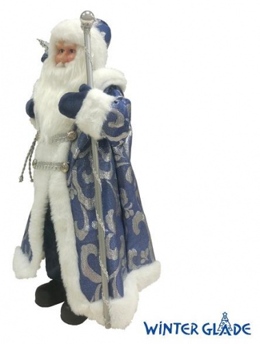 картинка Фигурка Дед Мороз WINTER GLADE Фигурка Дед Мороз 46 см (синий) M0246 от магазина Tovar-RF.ru