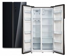 картинка холодильник бирюса sbs 587 bg 510л черное стекло от магазина Tovar-RF.ru