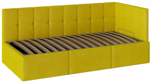 картинка Кровать BONMEBEL Кровать Оттава с подъемным механизмом ткань желтая (2 пак.) от магазина Tovar-RF.ru
