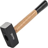 картинка Кувалда SPARTA Кувалда, 1500 г, кованая головка, деревянная двухцветная рукоятка 10907 от магазина Tovar-RF.ru