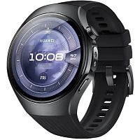 картинка умные часы watch 5 46mm lte black elastomer rts-al00 55020evn huawei от магазина Tovar-RF.ru