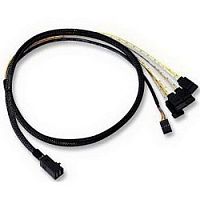 картинка lsi (lsi00410/26ii-ic4307-0175) logic кабель кабель mini sas hd internal cable sff8643 to x4 sata 0,6м  от магазина Tovar-RF.ru