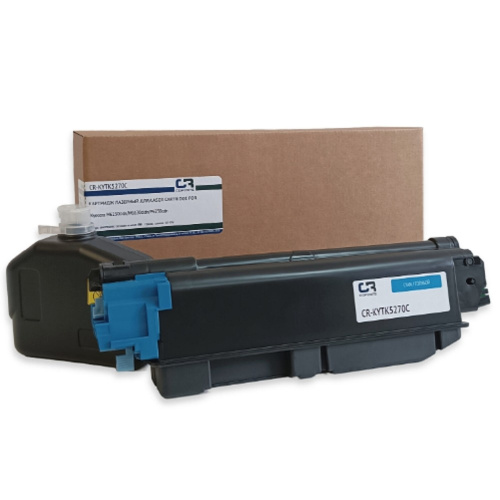 картинка картридж лазерный copyrite cr-kytk5270c tk-5270c голубой (6000стр.) для kyocera m6230cidn/m6630cidn/ от магазина Tovar-RF.ru