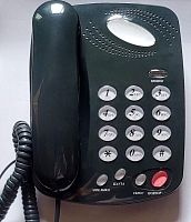 картинка телефон проводной вектор 545/06 dark grey от магазина Tovar-RF.ru