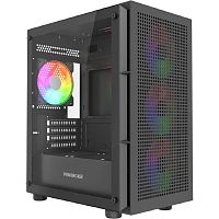 картинка powercase mistral micro em17, tempered glass, 4x120mm argb pwm fan, чёрный, matx  (cmmem17b-a4) от магазина Tovar-RF.ru