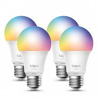 картинка tp-link tapo l530e(4-pack) умная многоцветная wi-fi лампа, 4 шт. от магазина Tovar-RF.ru