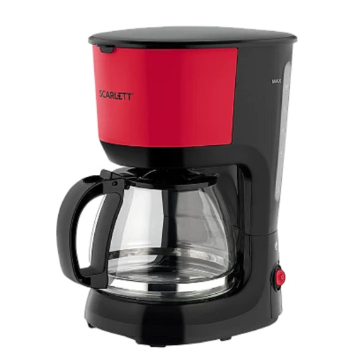 картинка кофеварка капельная scarlett sc-cm33013 750вт красный/черный магазин Tovar-RF.ru являющийся официальным дистрибьютором в России картинка кофеварка капельная scarlett sc-cm33013 750вт красный/черный от магазина Tovar-RF.ru
