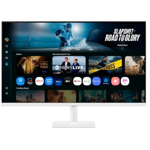 картинка lcd samsung 32" s32fm703ui белый {va 3840x2160 60hz 300cd 3000:1 2xhdmi usb usb-c wi-fi bt} от магазина Tovar-RF.ru