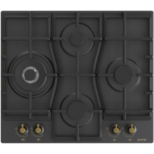 картинка gorenje gw6d42clb газовая варочная поверхность, черный от магазина Tovar-RF.ru