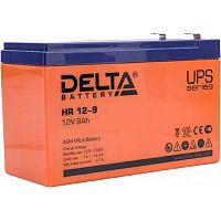 картинка delta hr 12-9 (9 а\ч, 12в) свинцово- кислотный  аккумулятор от магазина Tovar-RF.ru