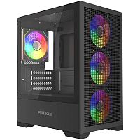 картинка powercase mistral micro b315, tempered glass, 4x 120mm argb pwm fan, чёрный, matx  (cmmb315-a4) от магазина Tovar-RF.ru